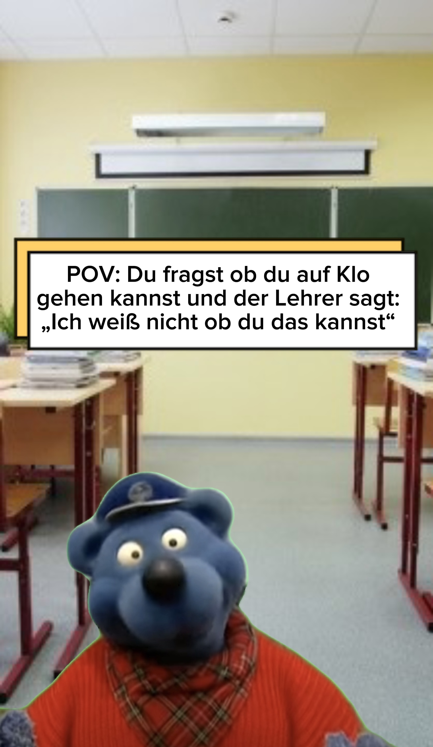 Käptn Blaubär lachen