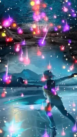 Ice skating 