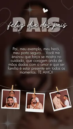 Feliz dia dos pais
