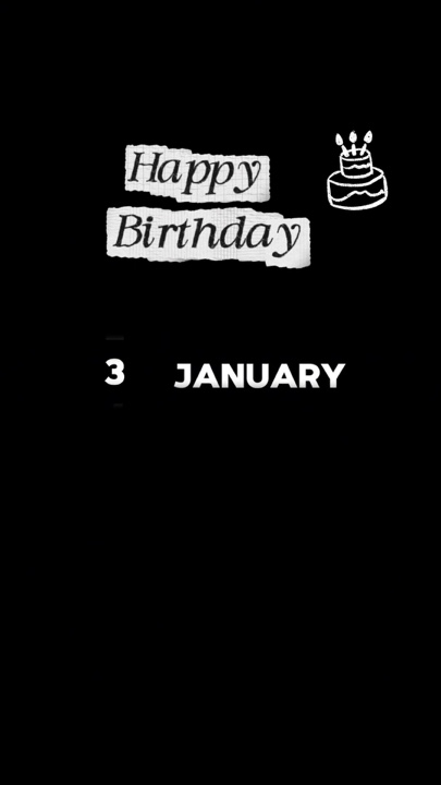 HBD 03 ENERO