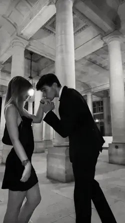 bnw aesthetic couple