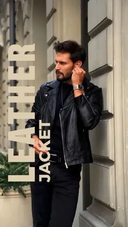 1.Leather Jacket