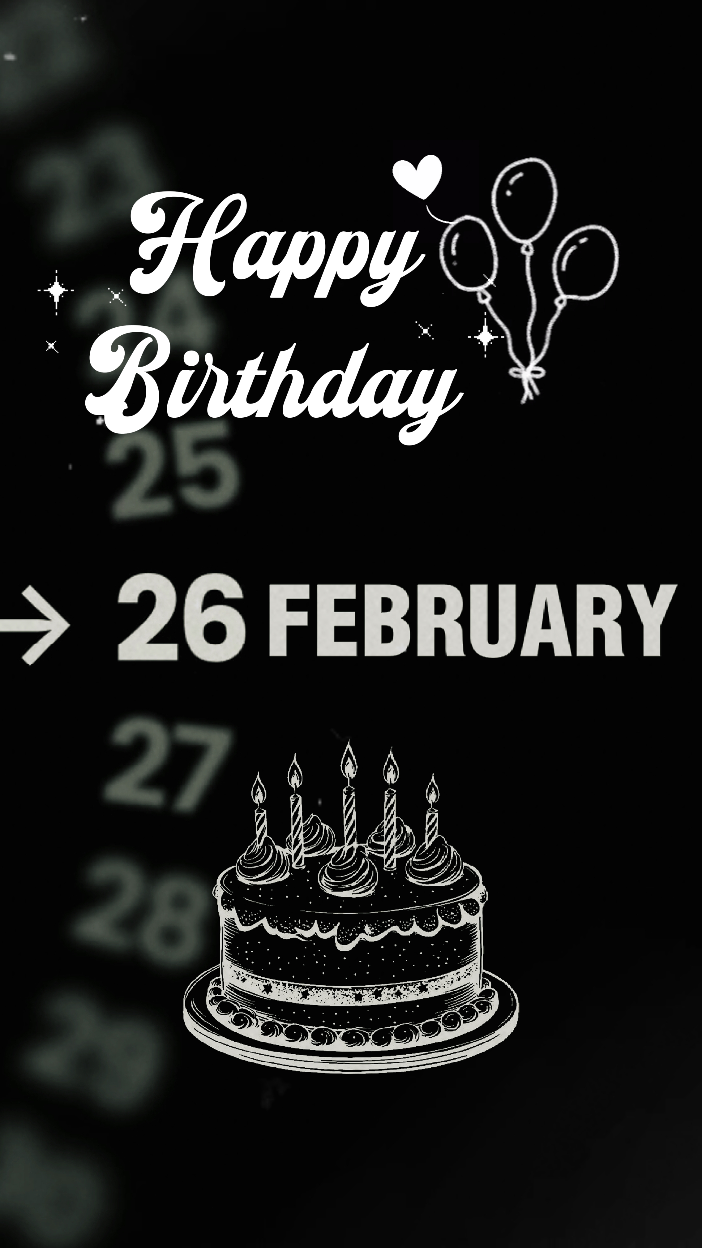26 FÉVRIER ANNIVERSAIRE