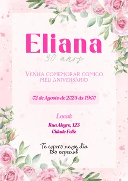 Convite Aniversário