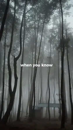 cause when u know