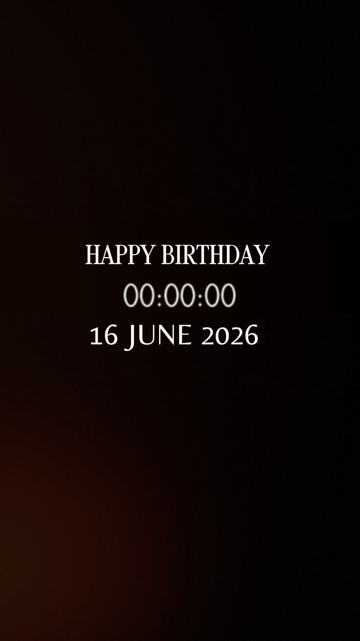 16 JUNE 2026 BDAY