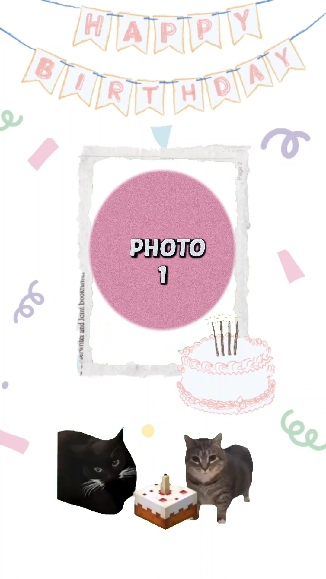 template lucu uas