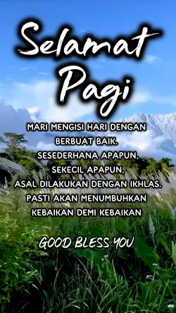 Selamat Pagi