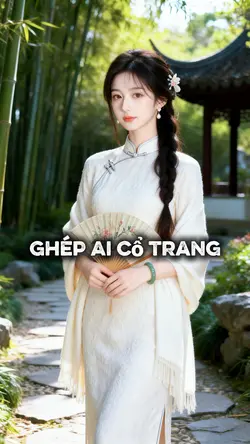 Ghép ảnh AI cổ trang