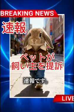 速報:ペットが飼い主を提訴