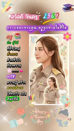 สวัสดีวันครู