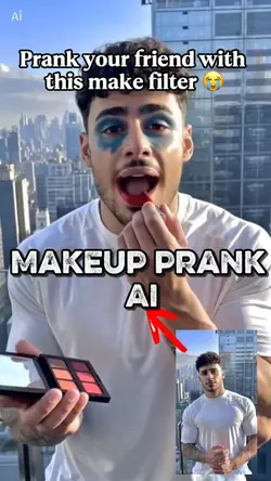 Makeup prank AI