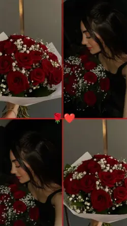 Ganhei flores
