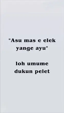 MAS E ELEK YANGE AYU