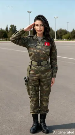 asker kız şablonu 