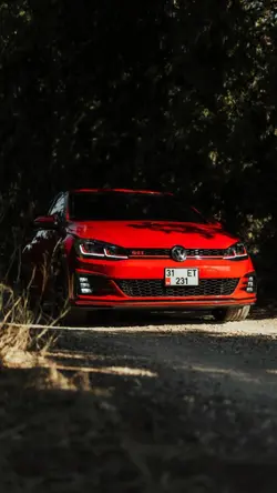 vw golf gti red