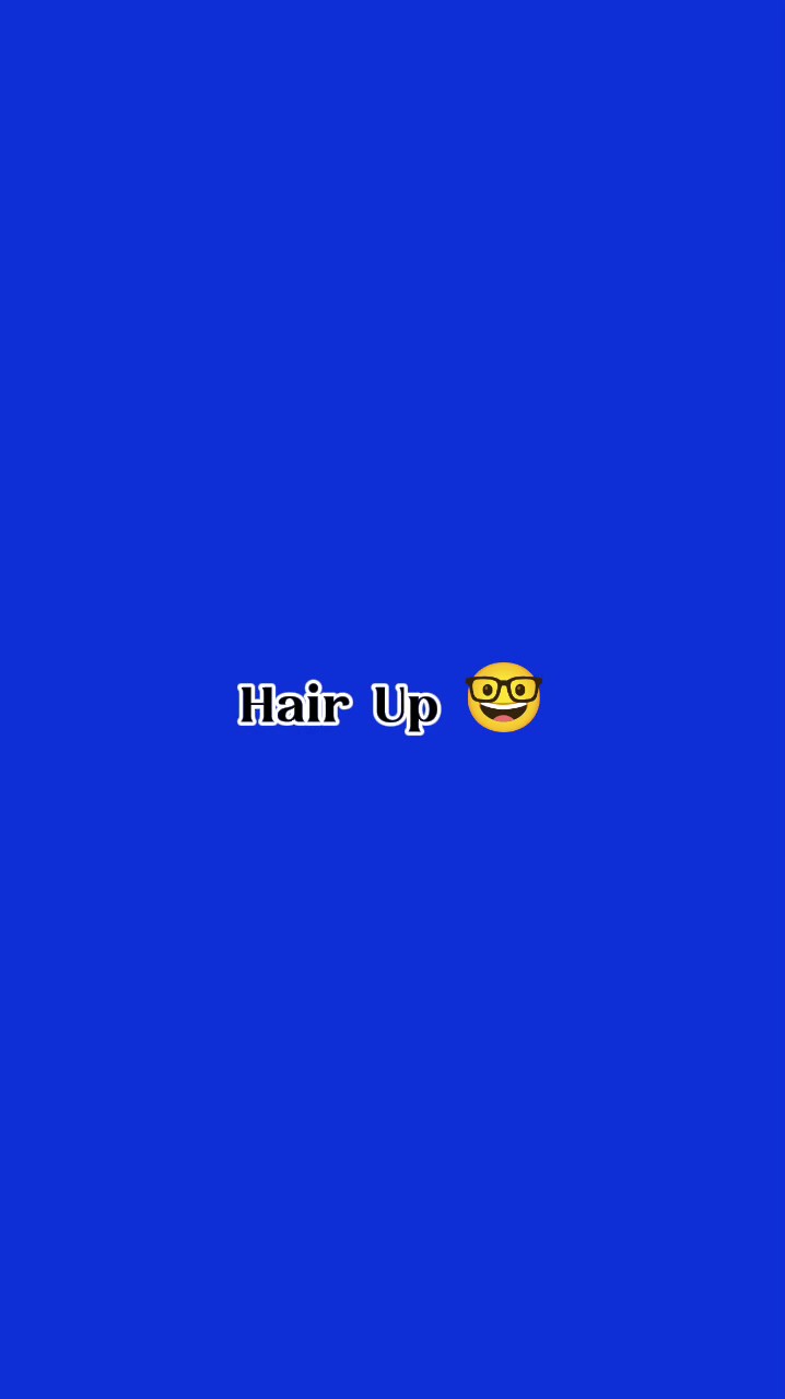 Haare hoch