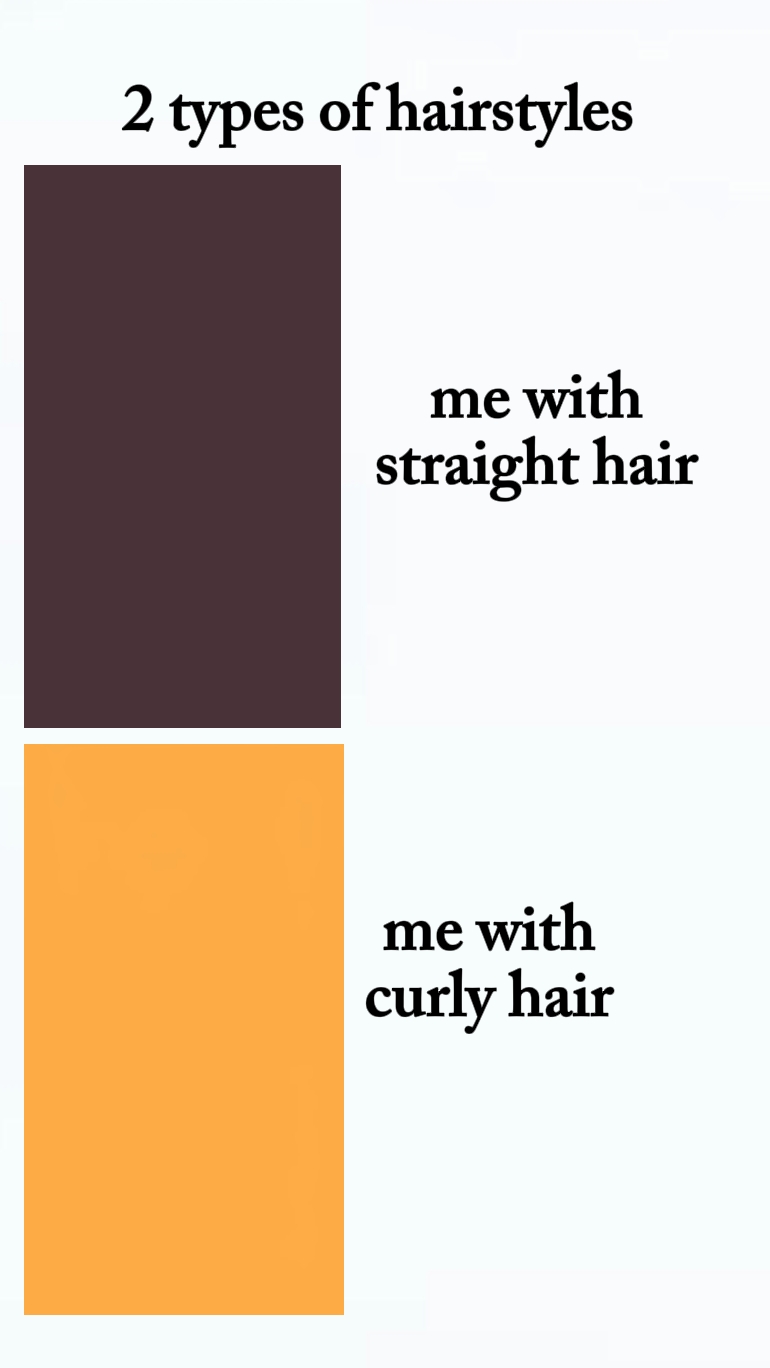 2 Arten von Frisuren