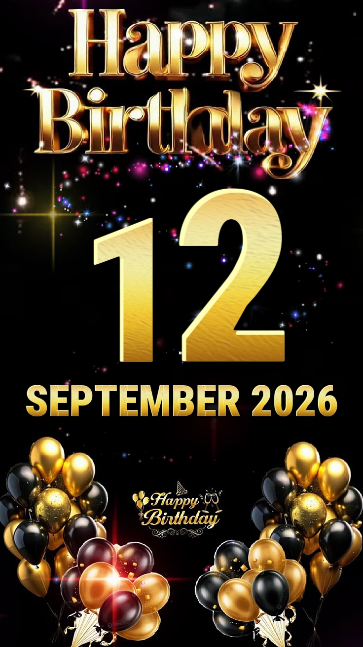 HBD 12 September2026