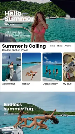 SUMMER COLLAGE STORY