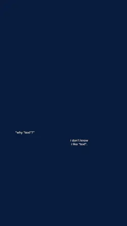 idk i like the dark.