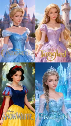 4 Disney Princess
