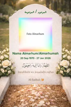 Template Batu Nisan