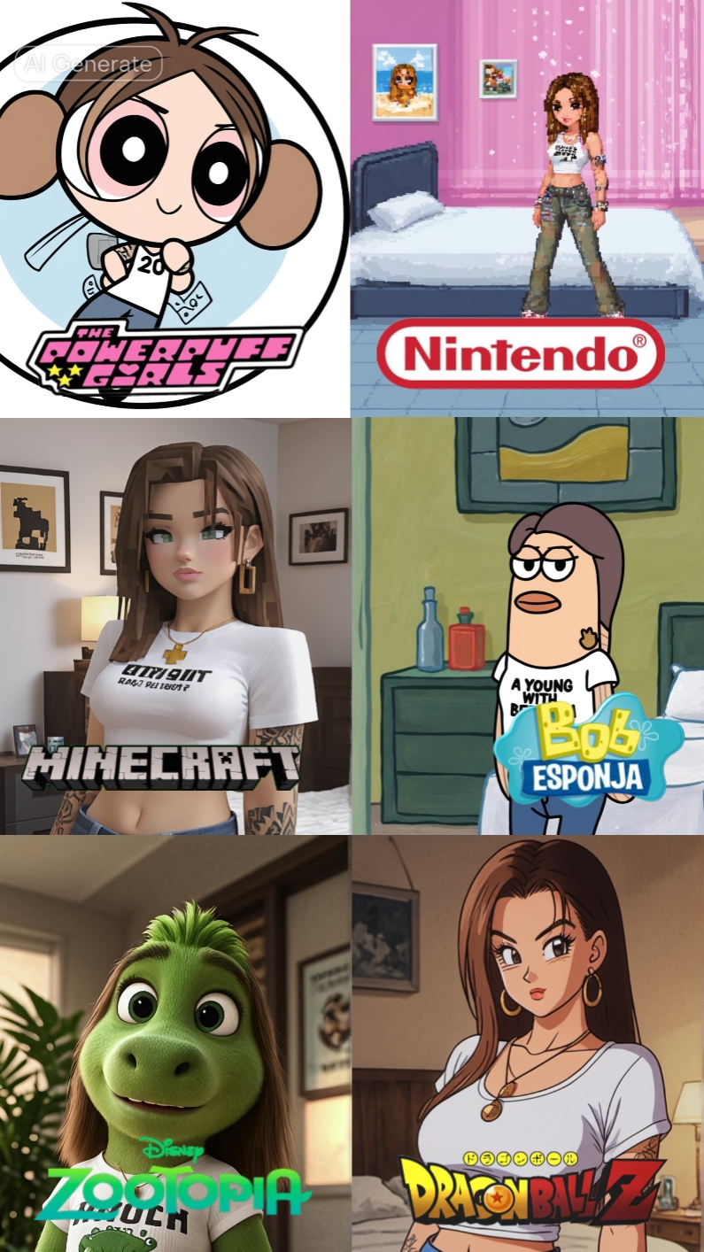 6 AI characters
