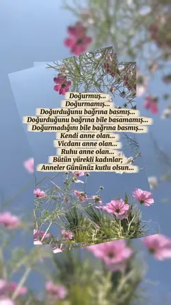 Anneler günü şablonu