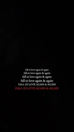 Fall in love again❤️