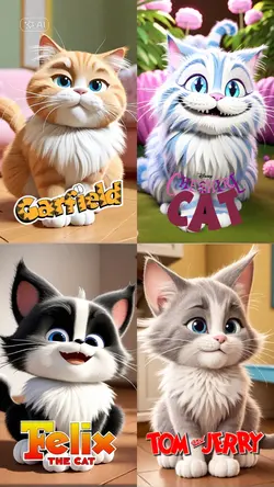 Cat 4 Cartoons AI