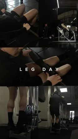 leg day template