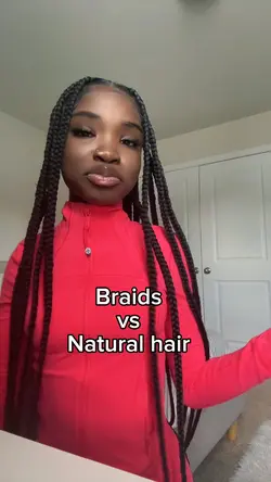 Braids vs hair 