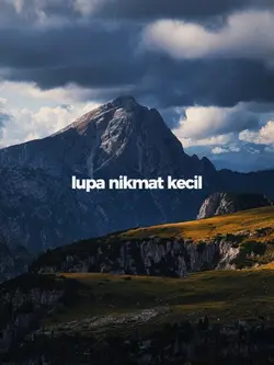 Cukup tapi lupa