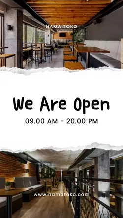story : we are open