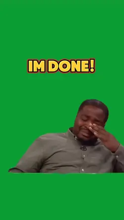 I’m done 