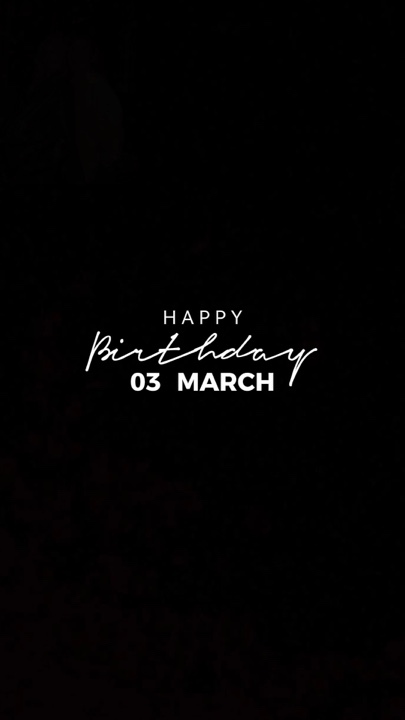 ANNIVERSAIRE 3 MARS