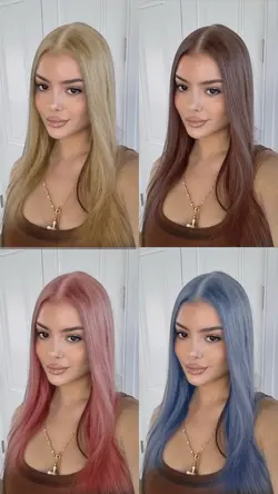 4 couleurs d’cheveux