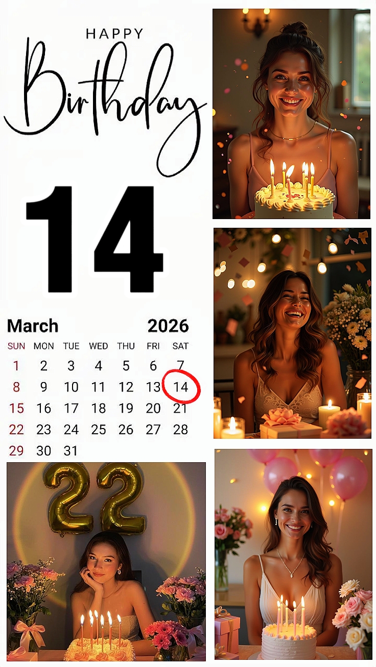 Anniversaire 14 mars 