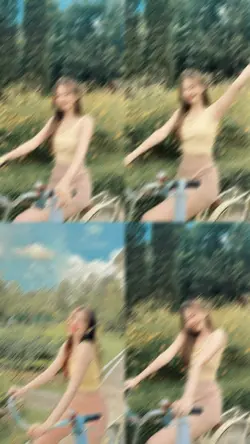 4 pics blur