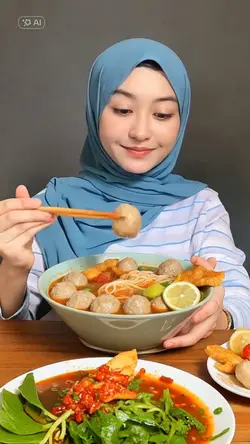 ai makan baksooo