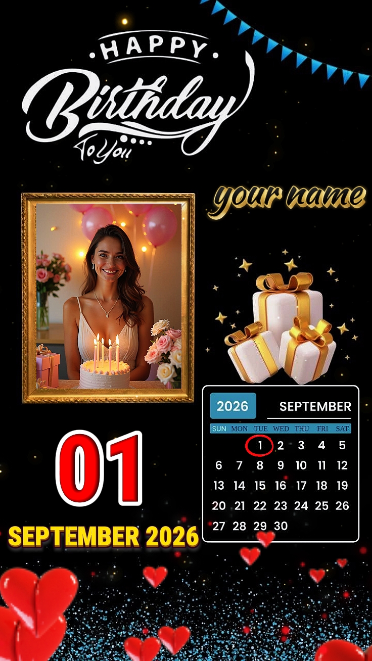 Birthday 1 Sept 2026