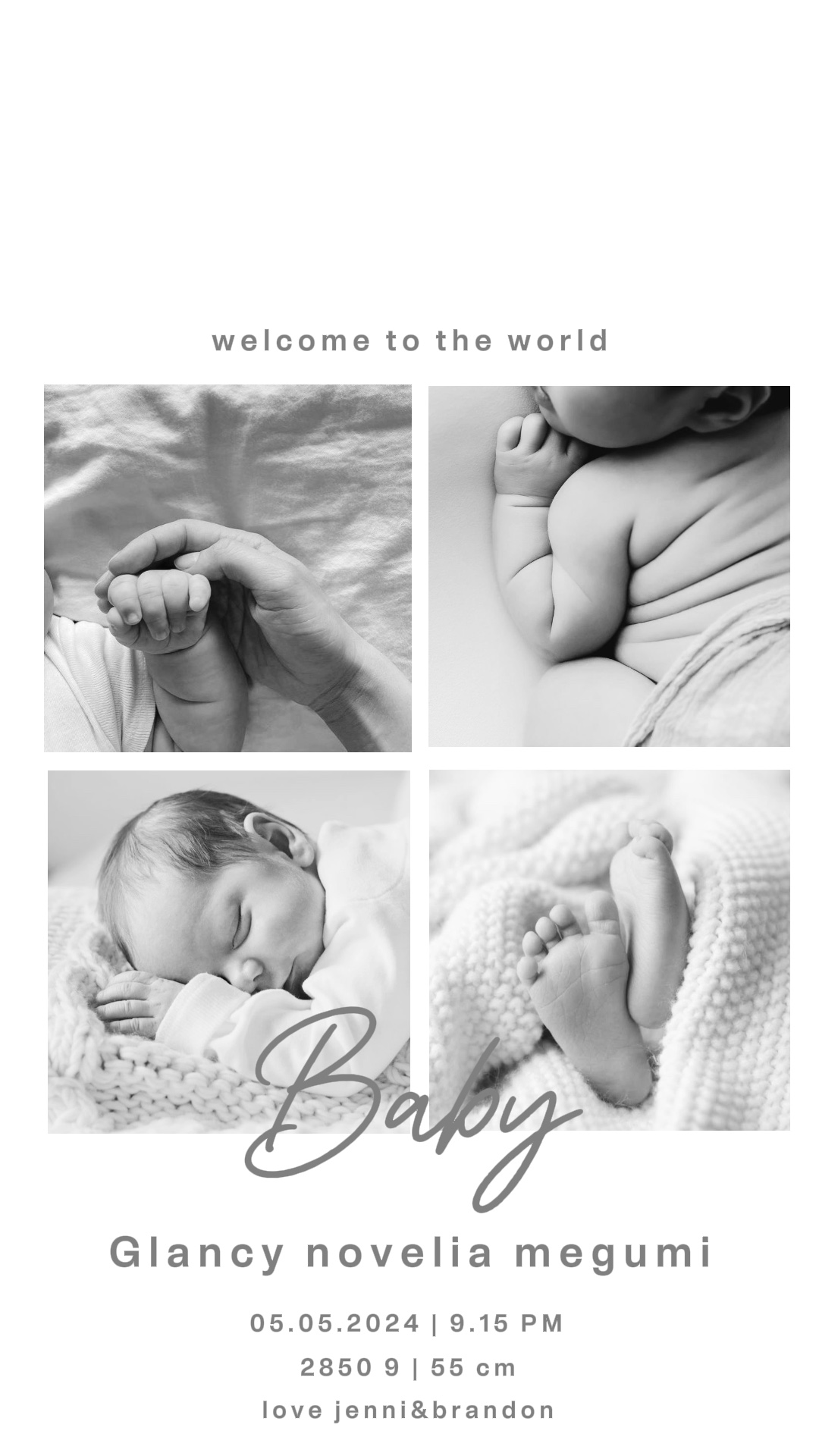 welcome baby