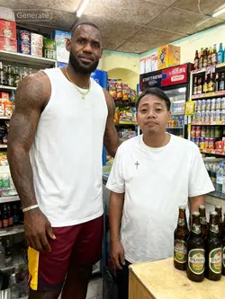 Drink with lebron