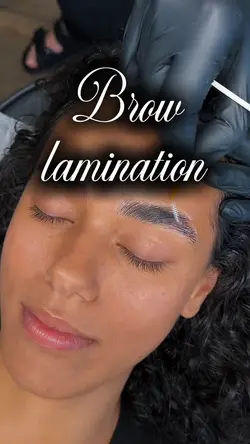 Brow lamination