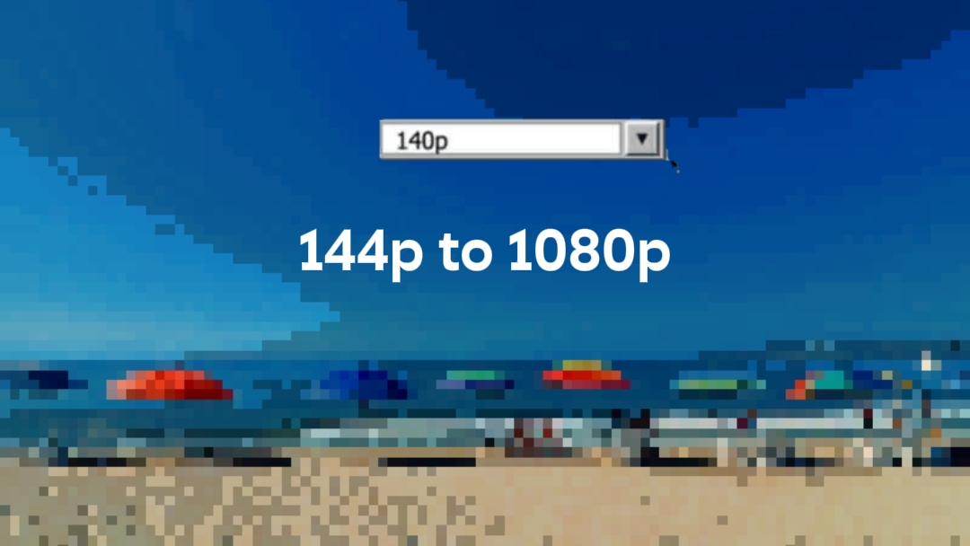 144P a 1080p