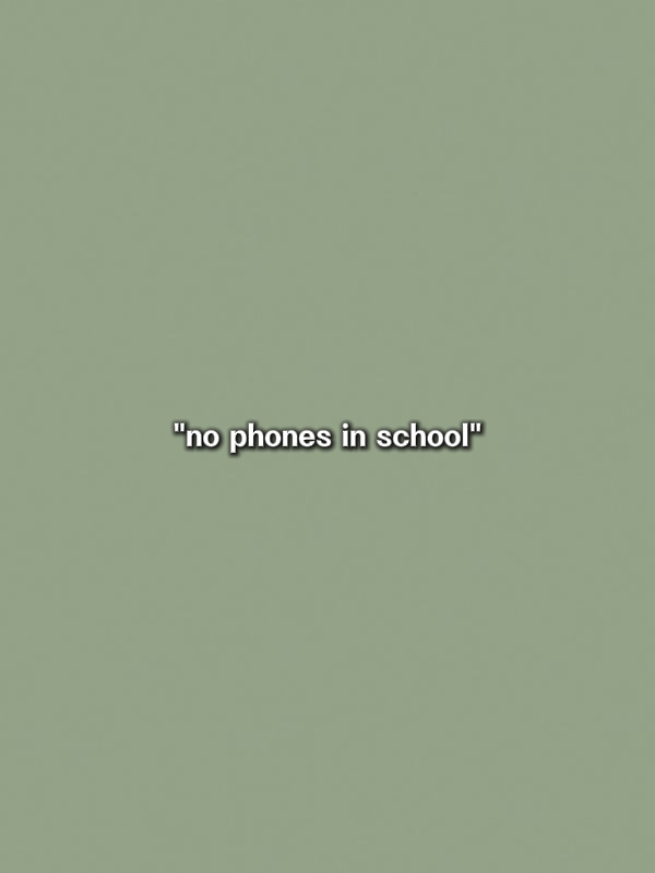 Keine Telefone in der Schule