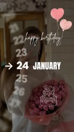HBD 24 JANUARY GIRL