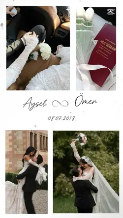 Nikah foto şablonu