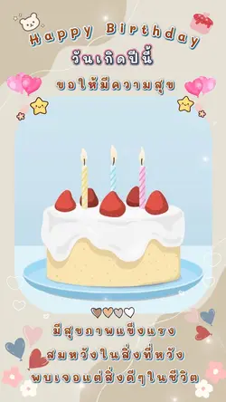 อวยพรวันเกิด